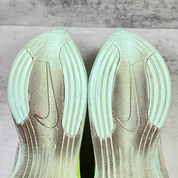 Nike ZoomX Vaporfly Next% Running Shoes - Men's Size 10.5 - Tan Yellow - Picture 10 of 12